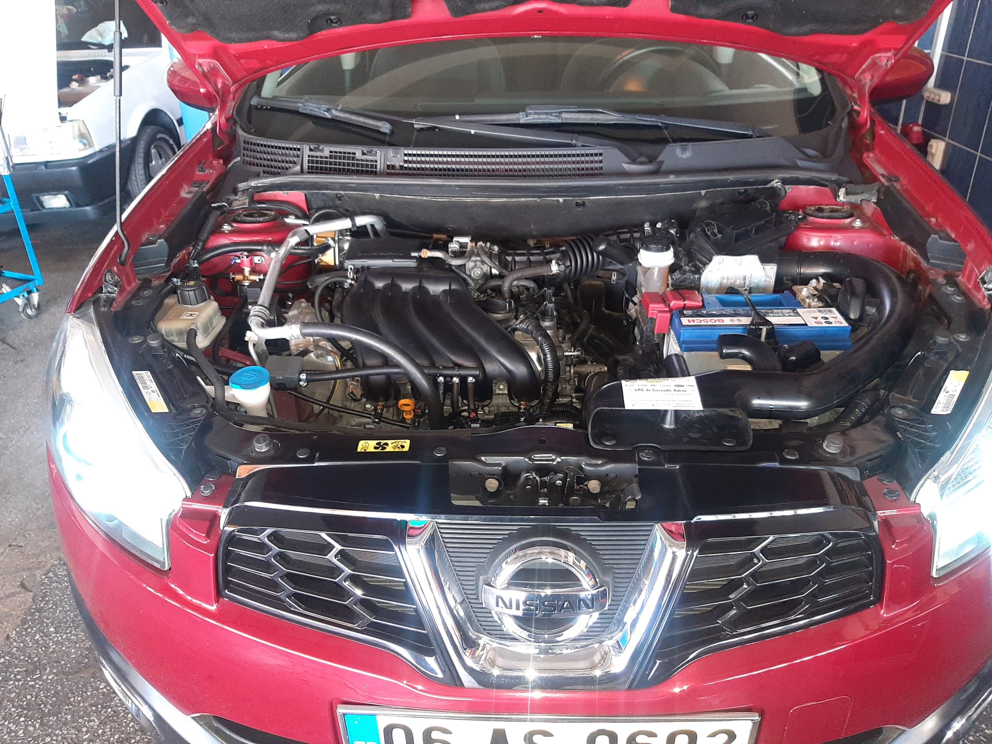 Nissan Qaskqai 8 enjeksiyon   Atiker dual gold lpg sistemi